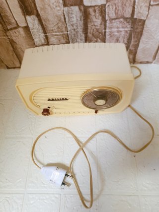 Radio antigua válvulas baquelita Vintage época