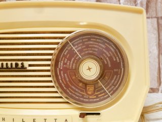 Radio antigua válvulas baquelita Vintage época