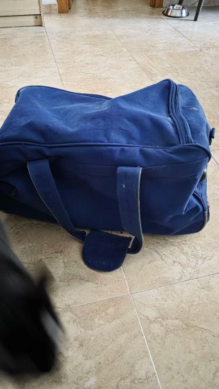 Maleta Carlton azul con ruedas