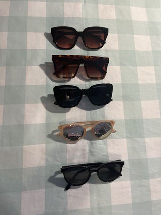 Lote 5 Gafas de Sol Mujer