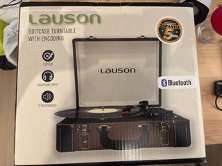 Tocadiscos Lauson Maletín Negro