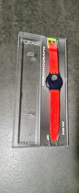 Swatch Chrono Signal Flag SCN101