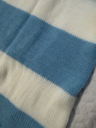 Jersey rayas blanco y celeste