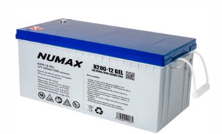 4 Baterías Gel Numax 250 Ah