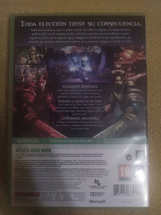 Pack Fable Anniversary, II y III Xbox 360