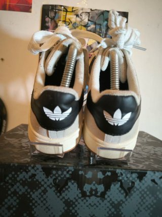 Zapatillas Adidas Campus Beige/Negras