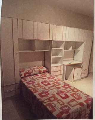 Mueble modular, escritorio y armarios SIN CAMA