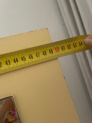 Espejo de cuerpo entero con marco de madera