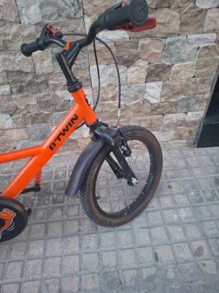 Bicicleta Naranja Infantil