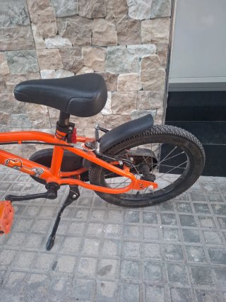 Bicicleta Naranja Infantil