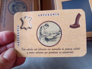 Cartera,billetera de piel Ubrique