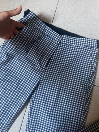Pantalones de cuadros mujer