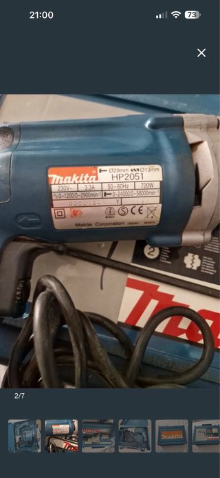 Taladro percutor Makita HP2051