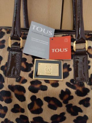 Bolso Tous Animal Print Piel