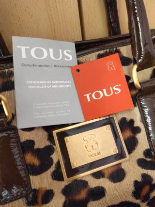 Bolso Tous Animal Print Piel