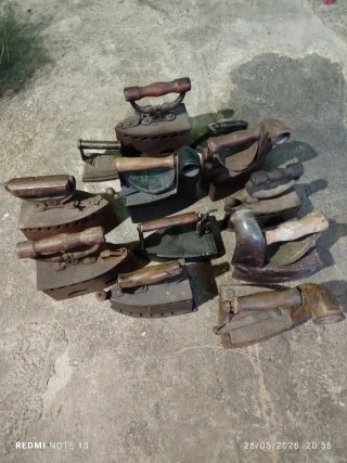 12 Planchas Antiguas de Hierro
