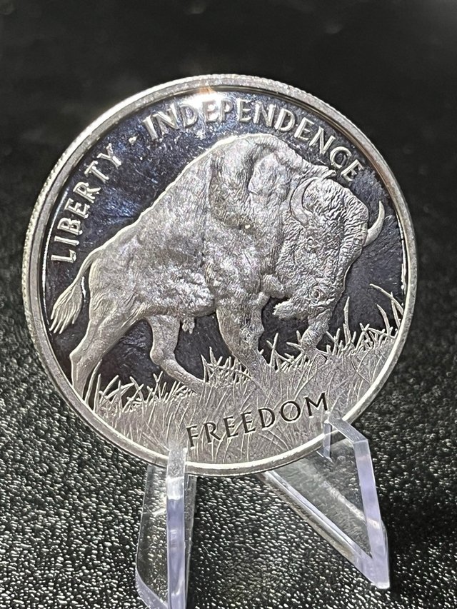 Moneda Plata Bisonte americano 1 onza 999 PAMP