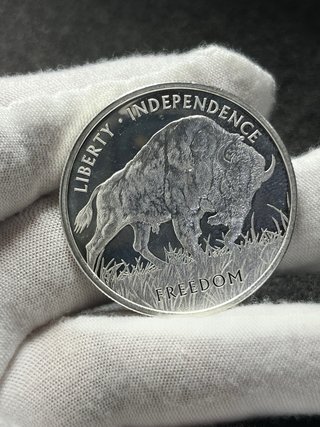 Moneda Plata Bisonte americano 1 oz 999 PAMP