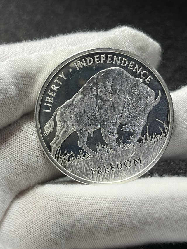 Moneda Plata Bisonte americano 1 onza 999 PAMP