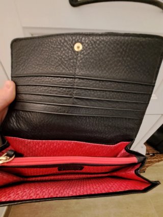 Billetero Tous Negro Piel
