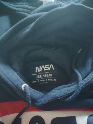 Chándal NASA Negro y Blanco