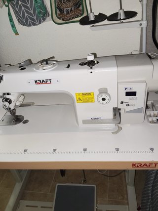 Máquina de coser industrial KRAFT + servo 750W
