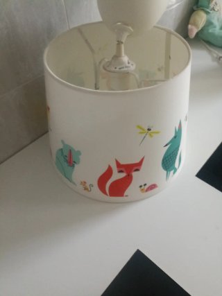 Lámpara infantil techo con animales