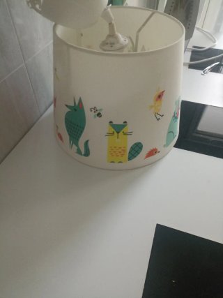 Lámpara infantil techo con animales