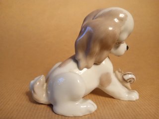 Lladró Perro con Caracol Primera Época 1959