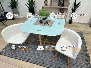 Nuevo Comedor nórdico mesa + 4 sillas