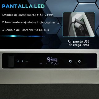 Nevera Portátil Compresor 60L Eléctrica