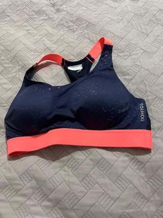 Sujetador deportivo Domyos azul 66sm