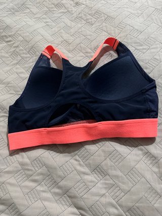 Sujetador deportivo Domyos azul 66sm