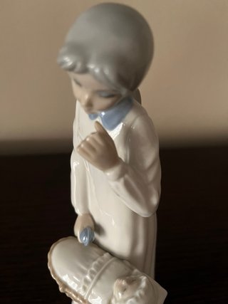 Figura Porcelana Tengra de Valencia Madre con Bebé