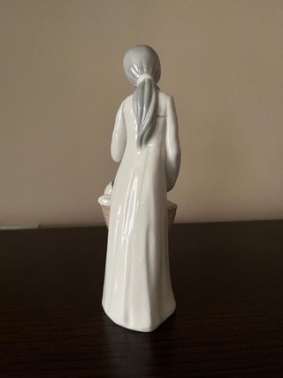 Figura Porcelana Tengra de Valencia Madre con Bebé