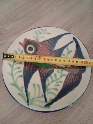 Cerámica Vintage Puigdemont Pez