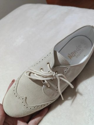 Zapatos comunión beige hueso