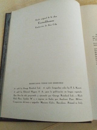 Libro Tutankhamen, vida y muerte de un faraón