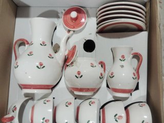 Juego de café antiguo porcelana