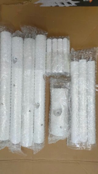 Perchero de pie madera 8 ganchos blanco