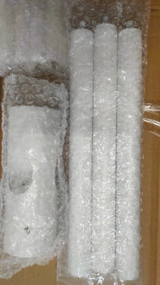 Perchero de pie madera 8 ganchos blanco