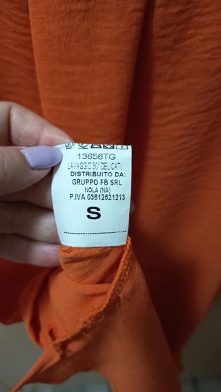 Blusa donna EXSY arancione taglia S