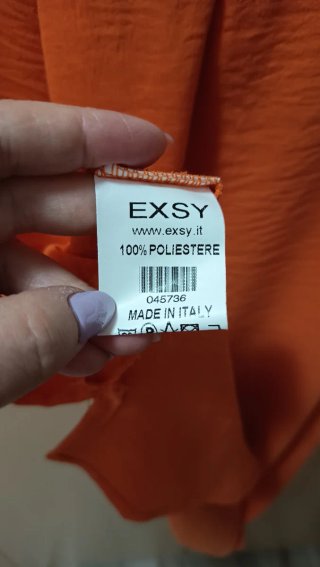 Blusa donna EXSY arancione taglia S