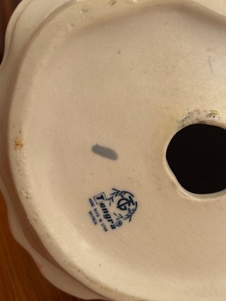 Estatua Porcelana Tengra Mujer Vestido Época