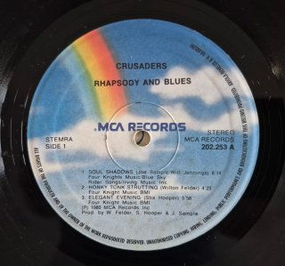 Vinilo The Crusaders Rhapsody And Blues