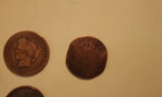 Lote 4 Monedas Antiguas Cobre