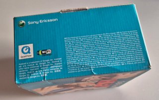 Scatola originale per Sony Ericsson Xperia X10 mini pro