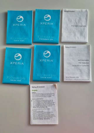 Scatola originale per Sony Ericsson Xperia X10 mini pro