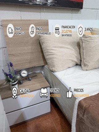 Pack dormitorio completo nuevo – oferta especial