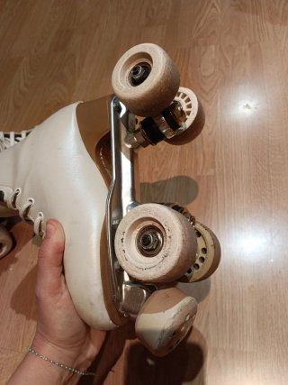Patines profesionales blancos